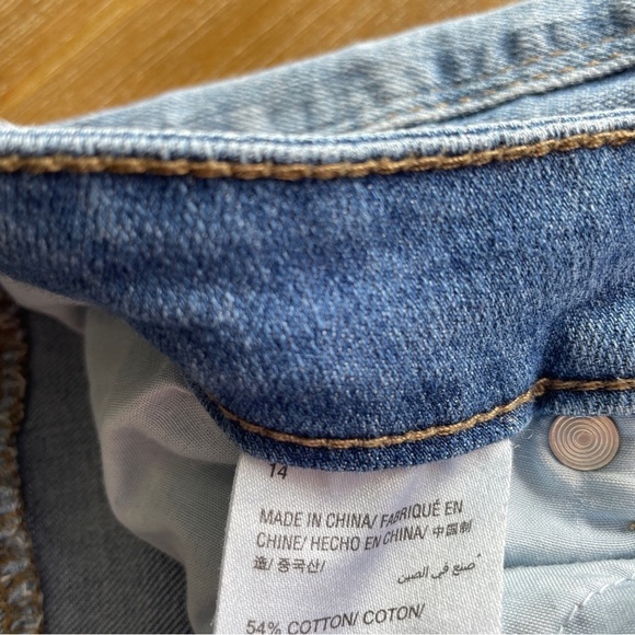 Style & Co Light Wash High Rise Waist Straight Leg Ankle Cropped Jean Plus Sz 14 - Picture 9 of 12